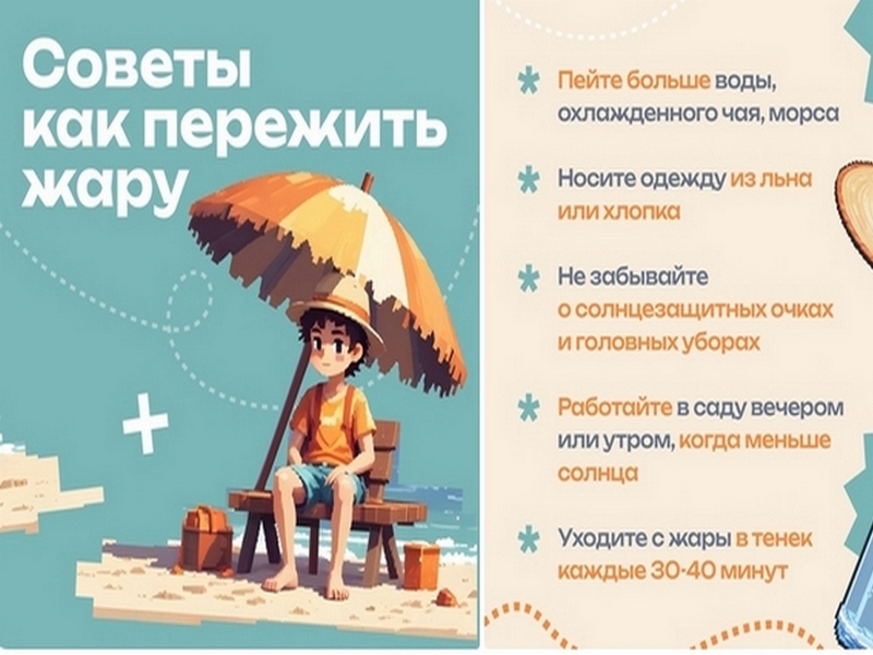 Как пережить жару.